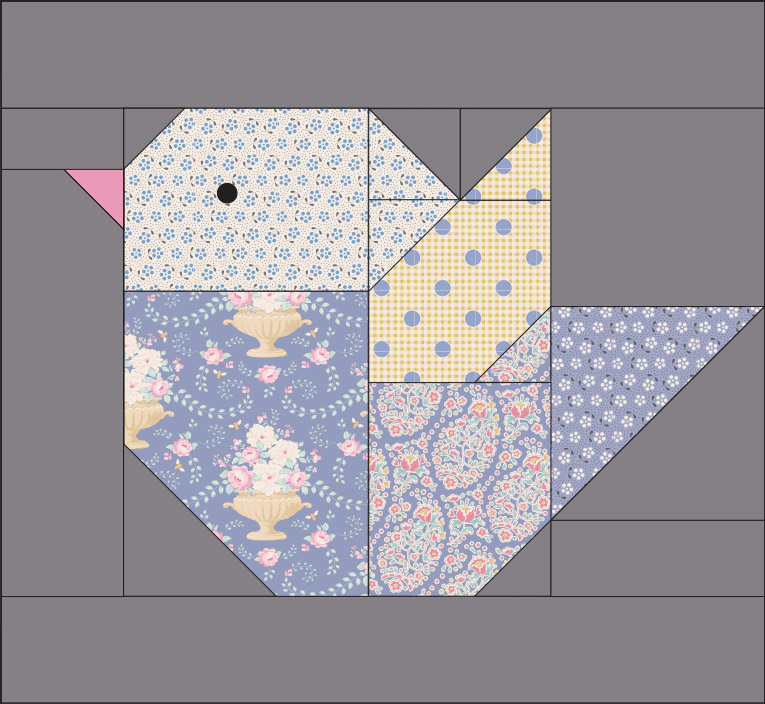 Free Bird Quilt Block Patterns Free Pattern Bird Block Quilting Quilt Pattern Ideas